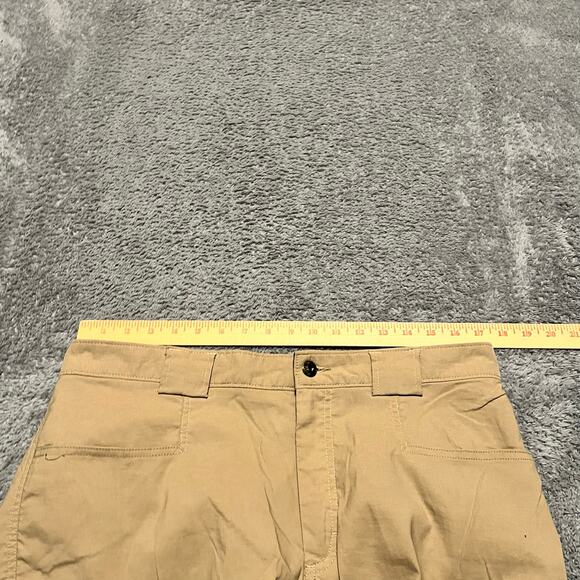 Duluth Trading Pants Mens Large DuluthFlex Dry On The Fly Cargo Light Brown - Picture 8 of 11